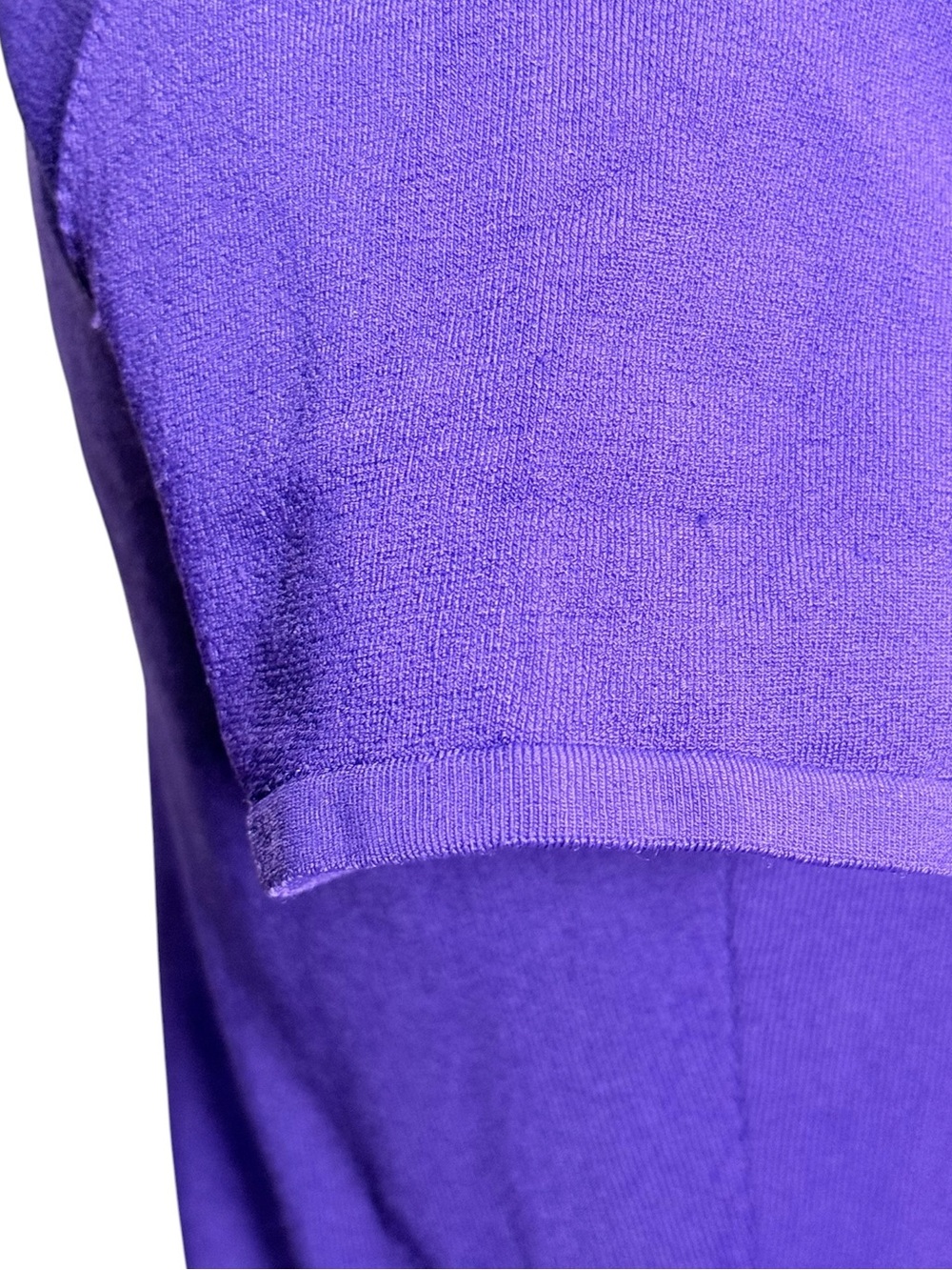 Diane von Furstenberg St. Petersburg Fit & Flare Knit Dress Purple M/L - Picture 6 of 11